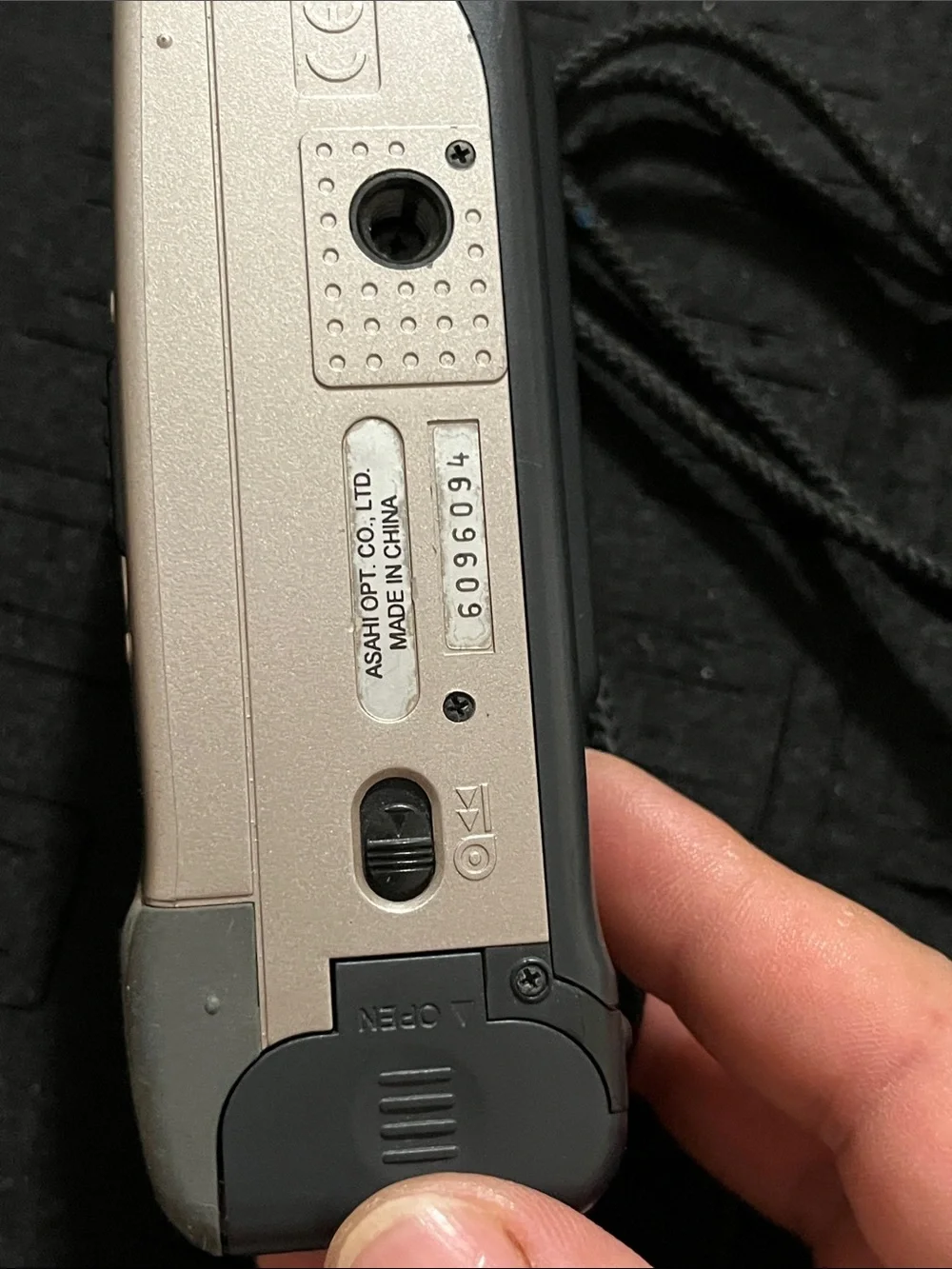 Pentax PC-550 Compact Film Camera in Silver and Black